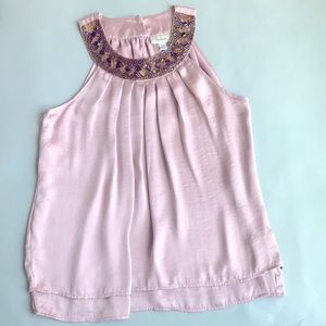 DressBarn Beaded Sleeveless Top